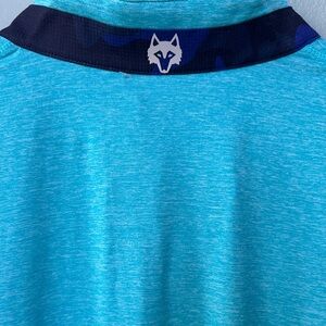 GREYSON quarters zip XL lagoon🐺